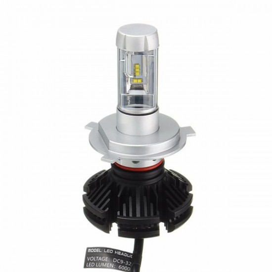 Pair DC9-36V H4 H7 H11 9005 Car Headlight Kit 6000LM IP67 Bulb