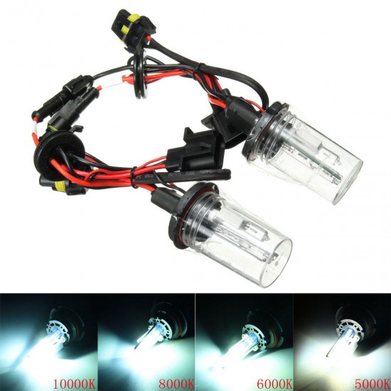 Pair H13 35W 12V 5000K-10000K White Hi-Lo Dual Beam Car Xenon Headlight HID Light Bulb Lamp Pair H13 35W 12V 5000K-10000K White Hi-Lo Dual Beam Car Xenon Headlight HID Light Bulb Lamp
