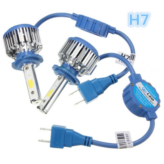 Pair High Power 48W H4 H7 H11 H13 9005 9006 LED Headlight Kit Car White Beam Light