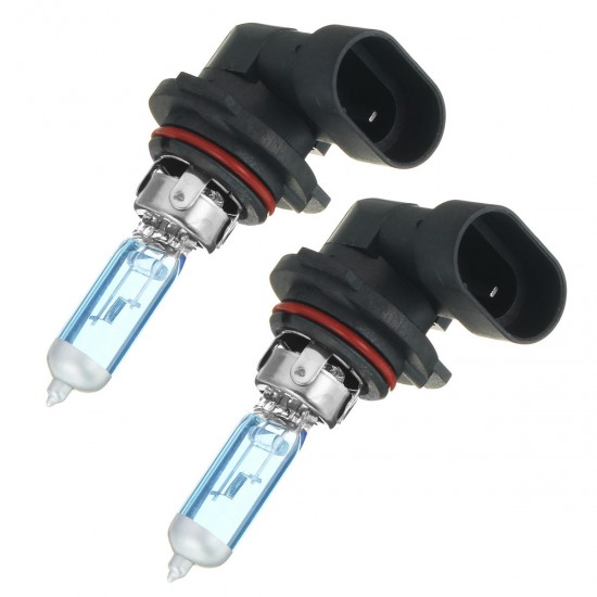 Pair Super Bright 9006/HB4 80W 55W 12V 4500K White Car HaloHeadlights Bulbs Lamps