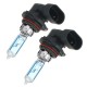 Pair Super Bright 9006/HB4 80W 55W 12V 4500K White Car HaloHeadlights Bulbs Lamps