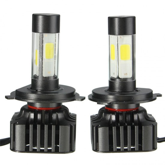 Pair V8 40W 4800LM 6000K White Car COB LED Headlights H4 H7 H8/H11 H13 9004 9005 9006 Pair V8 40W 4800LM 6000K White Car COB LED Headlights H4 H7 H8/H11 H13 9004 9005 9006