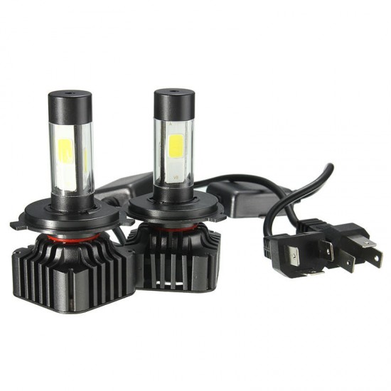 Pair V8 40W 4800LM 6000K White Car COB LED Headlights H4 H7 H8/H11 H13 9004 9005 9006 Pair V8 40W 4800LM 6000K White Car COB LED Headlights H4 H7 H8/H11 H13 9004 9005 9006