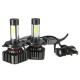 Pair V8 40W 4800LM 6000K White Car COB LED Headlights H4 H7 H8/H11 H13 9004 9005 9006