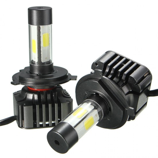 Pair V8 40W 4800LM 6000K White Car COB LED Headlights H4 H7 H8/H11 H13 9004 9005 9006 Pair V8 40W 4800LM 6000K White Car COB LED Headlights H4 H7 H8/H11 H13 9004 9005 9006