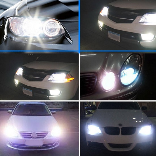 55W H7 Car Xenon Headlights HID Bulbs Kit 4300K 5000K 6000K 8000K 2PCS