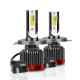 Car COB LED Headlights Bulbs Set Upgrade 8000LM 6000K DC 9V-32V IP68 Car COB LED Headlights Bulbs Set Upgrade 8000LM 6000K DC 9V-32V IP68