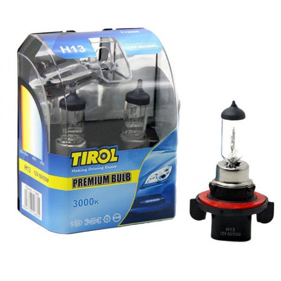 H13 12V 60/55W Car HaloHeadlight Fog Lamp 3000K 5000K Replacement Light Source