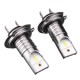 H7 55W 26000LM Car LED Headlights Bulb Fog Lamp IP68 Waterproof 6000K White 2PCS