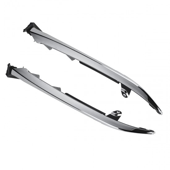 Voiture gauche droite pare-chocs avant grille de calandre chrome moulage garniture de phare pour Honda Accord 2018-2019 Voiture gauche droite pare-chocs avant grille de calandre chrome moulage garniture de phare pour Honda Accord 2018-2019