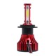 X15 Mini 4-Side COB LED Headlights Bulb 72W H4 H7 H11 H13 9004 9005 9006 9007 9012 5202 8000LM 6500K for Car Motorcycle