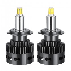 X8 CSP 6 Sides LED Car Headlights Bulbs H1 H7 9005/9006 9012 D Series 100W 14400LM 3D 360 Degree Fog Lamp 6500K