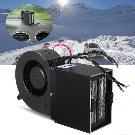 12 PTC 300w 500w Car Portable Adjustable Heating Heater Fan Defroster Demister