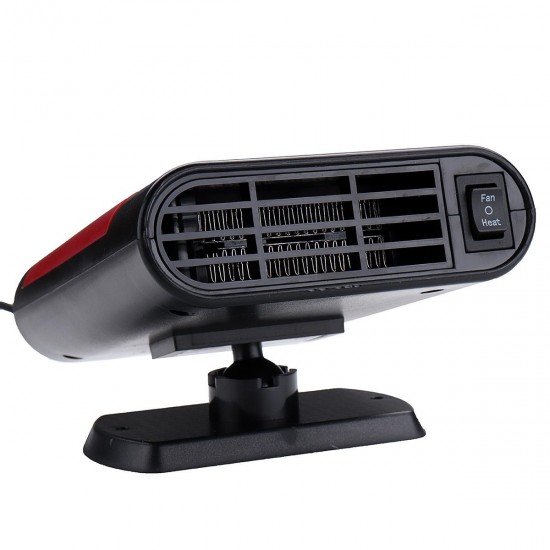 12V 150W Car Heater Cooler Dryer Demister Defroster 2 In 1 Hot Warm Fan Van