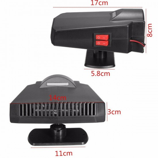 12V 250W Car Heater Fan Demister Heating Cooling Fan Defroster Warm Air Blower 12V 250W Car Heater Fan Demister Heating Cooling Fan Defroster Warm Air Blower