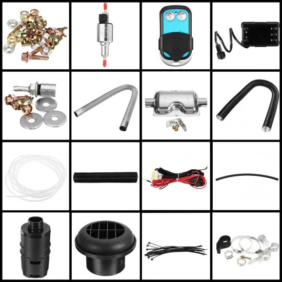12V 5000W Parking Heater Diesel Air Heater Warming Heater Set 12V 5000W Parking Heater Diesel Air Heater Warming Heater Set