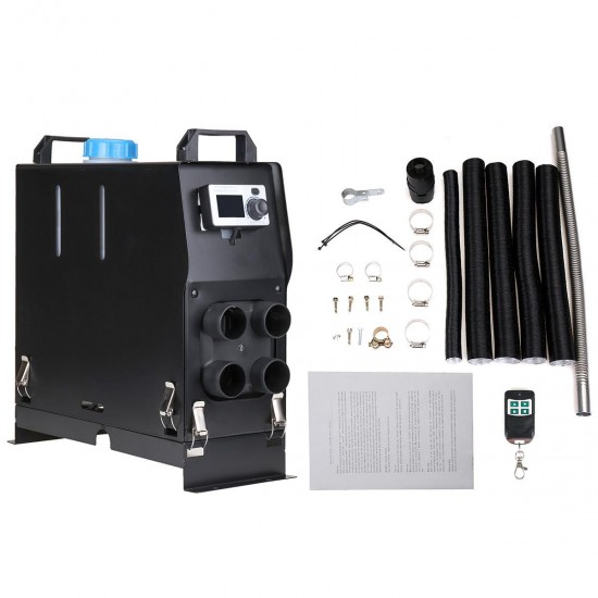 12V 5KW Air Diesel Heater LCD 4 Holes Knob Remote Control Parking Heater 12V 5KW Air Diesel Heater LCD 4 Holes Knob Remote Control Parking Heater