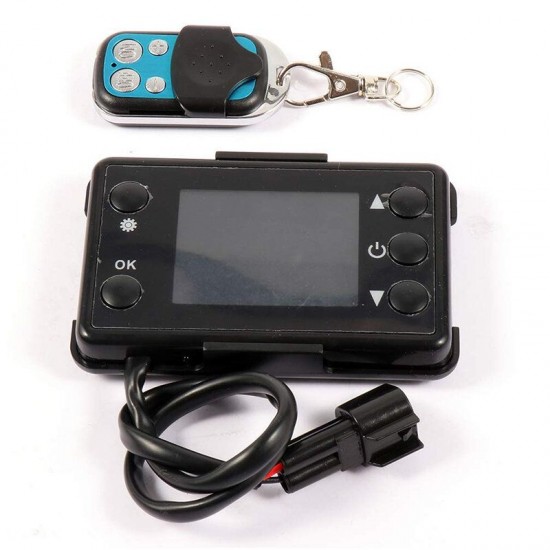 12V 5KW Car Parking Heater Diesel Air Heater with Remote Control + LCD Monitor Switch + Silencer for Truck Bus Trailer 12V 5KW Car Parking Heater Diesel Air Heater with Remote Control + LCD Monitor Switch + Silencer for Truck Bus Trailer
