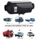 12V 5KW Car Parking Heater Diesel Air Heater with Remote Control + LCD Monitor Switch + Silencer for Truck Bus Trailer 12V 5KW Car Parking Heater Diesel Air Heater with Remote Control + LCD Monitor Switch + Silencer for Truck Bus Trailer