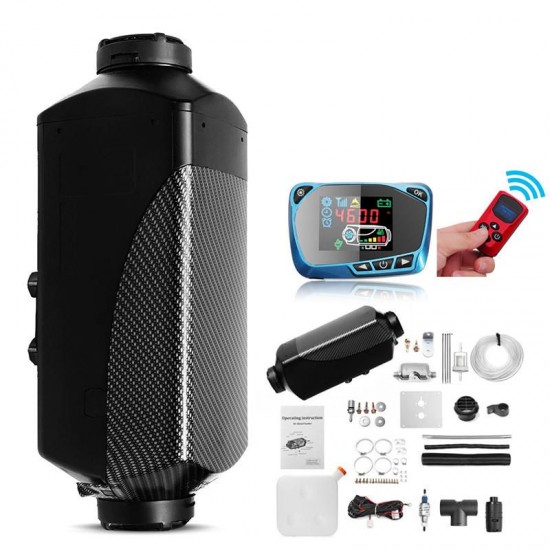 12V 5KW Parking Diesel Air Heater Kit Liquid Crystal With Muffler 12V 5KW Parking Diesel Air Heater Kit Liquid Crystal With Muffler