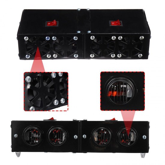 12V 800W Vehicle Car Truck Fan Heater Warm Window Windscreen Defroster Demister 12V 800W Vehicle Car Truck Fan Heater Warm Window Windscreen Defroster Demister