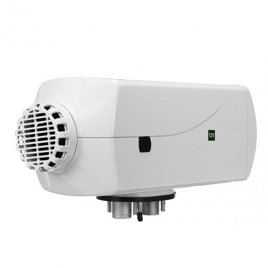 12V 8KW Diesel Air Heater Kit with LCD Switch Remote Control Silencer 10L Tank White 12V 8KW Diesel Air Heater Kit with LCD Switch Remote Control Silencer 10L Tank White