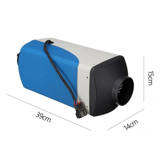 12V 8KW Gray Bottom Blue Cover Blue LCD Version Car Heater With Remote Control 12V 8KW Gray Bottom Blue Cover Blue LCD Version Car Heater With Remote Control