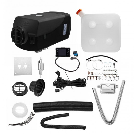 12V 8kw Diesel Parking Air Heater with 15L Fuel Tank Silencer & Remote Control 12V 8kw Diesel Parking Air Heater with 15L Fuel Tank Silencer & Remote Control