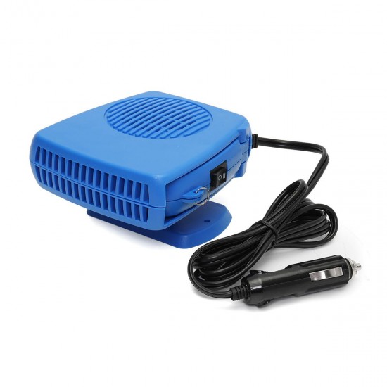 200W DC 12V Portable Car Ceramic Heating Cooling Heater Fan Defroster Demister