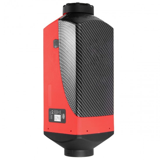 24V 1-8kw Parking Diesel Air Heater New Black Liquid Crystal Switch With Muffler