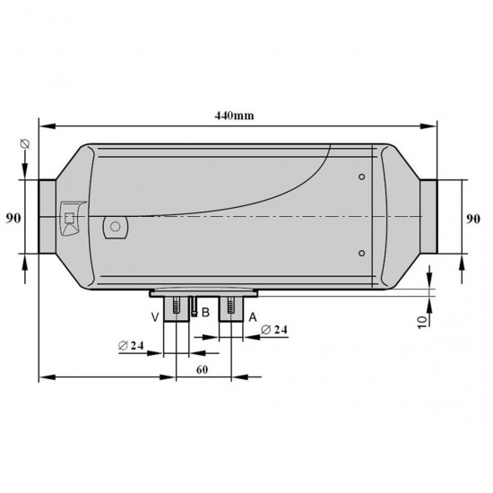 24V/12V 2KW/5KW Diesel Air Parking Heater Diesel Heating Parking Air Heater