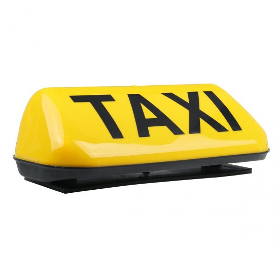 38cm Universal TAXI Cab Roof Sign Top Topper Waterproof Car Magnetic Sign Lamp Light Shell