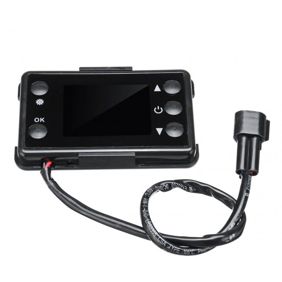8KW 12V LCD Four-button Remote Control + Silencer Double Tube + Three-way Car Heater 8KW 12V LCD Four-button Remote Control + Silencer Double Tube + Three-way Car Heater
