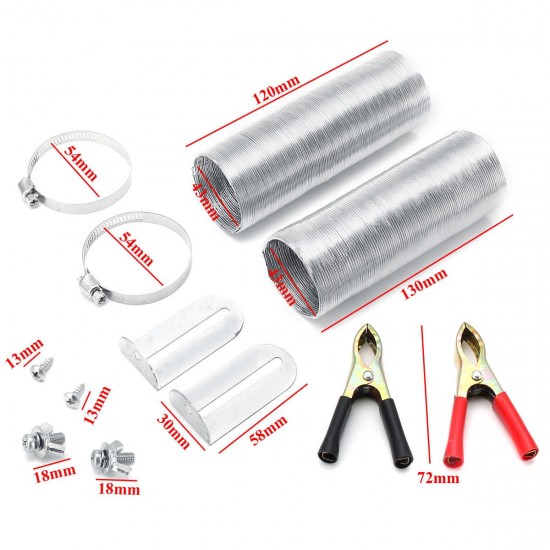 Air Supply Pipe Bracket Pipe Strap Clamps Screws For Defroster Car Heater Air Supply Pipe Bracket Pipe Strap Clamps Screws For Defroster Car Heater