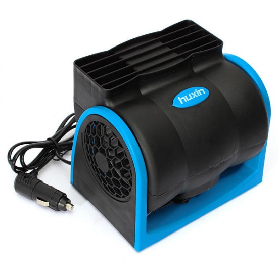 DC 12V Auto Vehicle Truck Cooling Air Fan Speed Adjustable