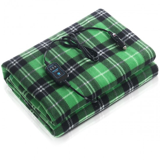 Green Heated Car Heater Cover Blanket