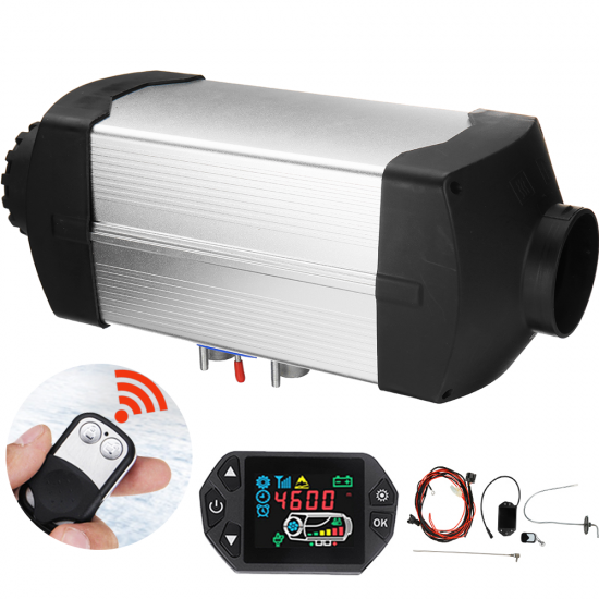 12V 8KW Parking Diesel Air Heater Compact Diamond LCD Switch With One-way Small Remote Control