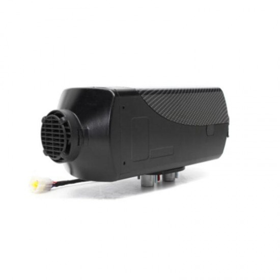 4KW 12V Digital Display Parking Car Heater With 3 Way 2 Tube 2 Air Outlet Silencer