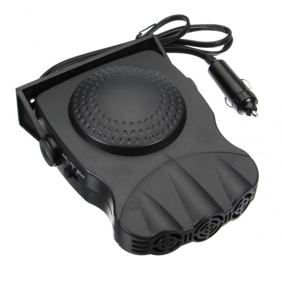 Portable 2 In 1 12V 150W Auto Car Heater Defroster Hot Cool Fan Windscreen