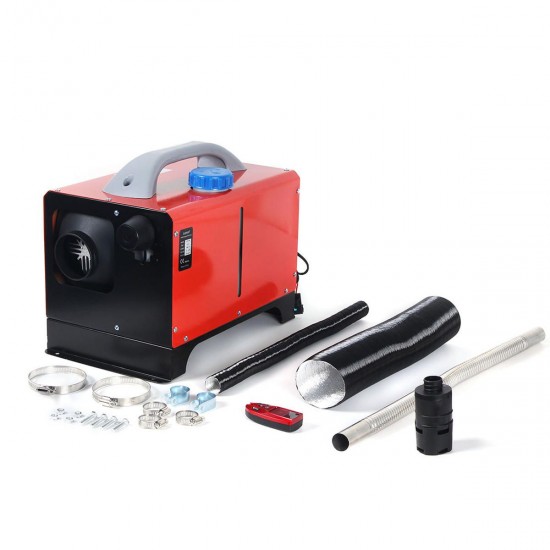 Red All In One 12V 8KW Diesel Air Heater Car Parking Heater Red All In One 12V 8KW Diesel Air Heater Car Parking Heater