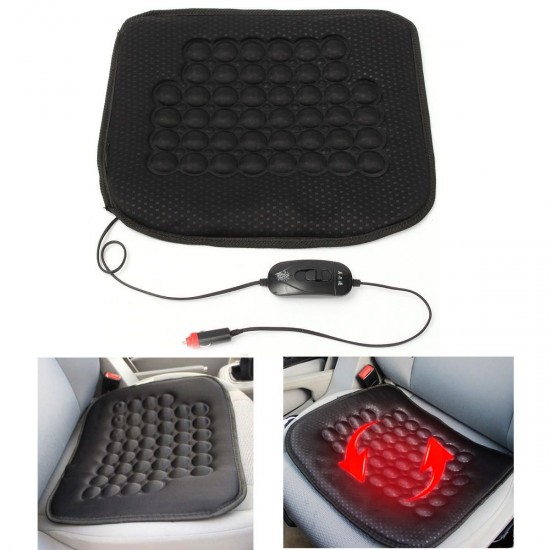 Universal 12V Electric Car Front Seat Heating Cushion Thermal Pad Warmer Cover