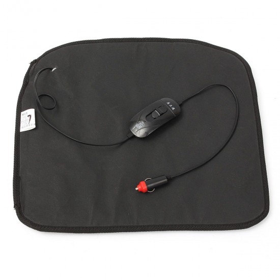 Universal 12V Electric Car Front Seat Heating Cushion Thermal Pad Warmer Cover