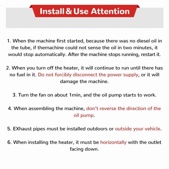 All In One 12V 8KW Diesel Air Heater Car Parking Heater Model All In One 12V 8KW Diesel Air Heater Car Parking Heater Model