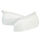 1 Pair Glossy White Rear View Mirror Cap Cover Replacement Left & Right For BMW X5 X6 E70 E71 2007-2013