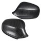 1 Pair Left and Right Carbon Fiber Style Car Rearview Mirror Cover For BMW E90 E91 2009-2012