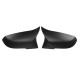 1 Pair Matte Black Car Rearview Mirror Cover Cap For BMW F20 F21 F22 F30 F32 F36 X1 F87 M3 1 Pair Matte Black Car Rearview Mirror Cover Cap For BMW F20 F21 F22 F30 F32 F36 X1 F87 M3