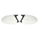 1 Pair Rear View Mirror Cover Cap M3 Style Glossy White For BMW E90 E91 E92 E93