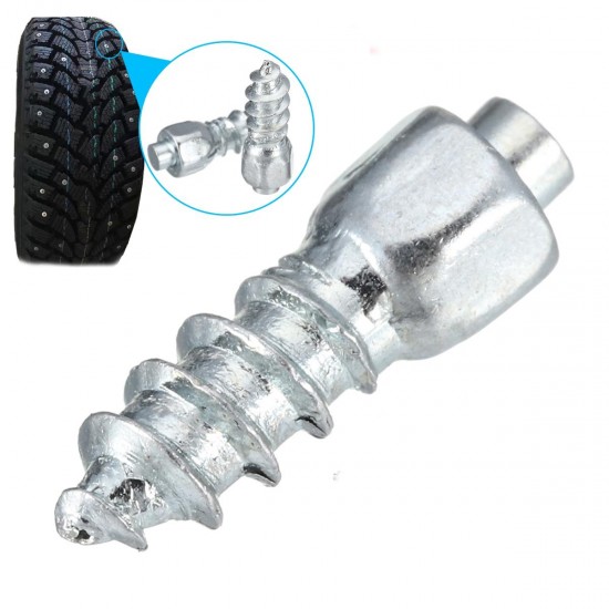 100Pcs Car Truck ATV Screw In Tire Stud Snow Spikes Racing Track Tire Ice Studs