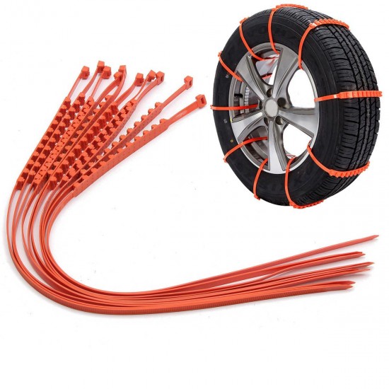 10PCS Car Truck Snow Ice Mud Chains Wheel Tyre Tire Anti Skid Thickened Tendon 10PCS Car Truck Snow Ice Mud Chains Wheel Tyre Tire Anti Skid Thickened Tendon