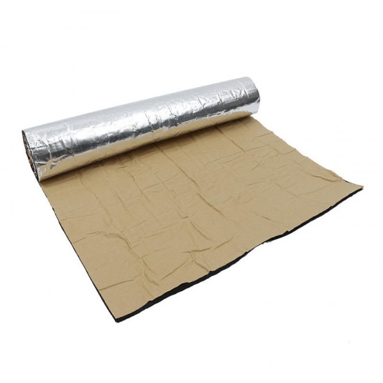 10mm Car Firewall Heat Proofing Sound Insulation Cotton Deadener Mat Car Insulation 21inchx39inch